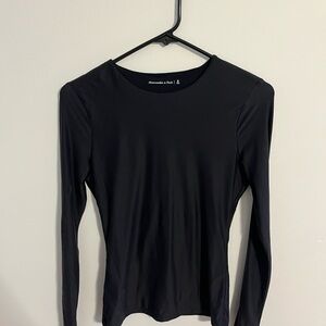 Abercrombie & Fitch Sleek Black Long Sleeve Tee